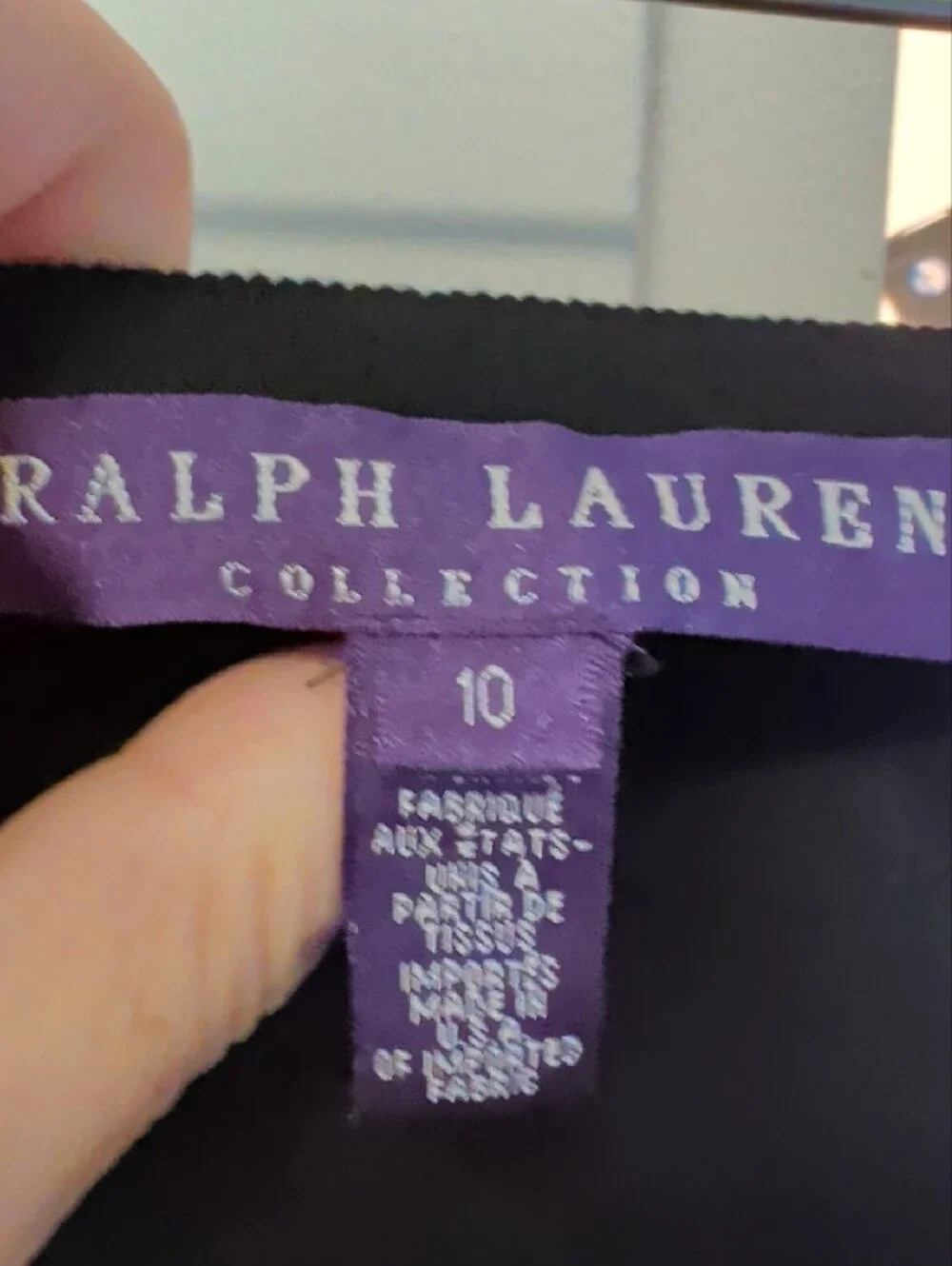 Ralph Lauren Purple Label Black Delicate Lined Maxi Skirt